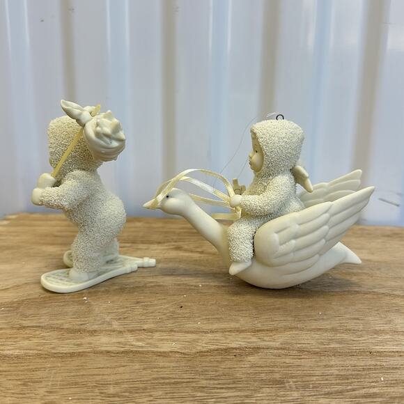 Dept 56 Snowbabies “There’s No Place Like Home” and “Fly Me To The Moon” - Picture 3 of 12